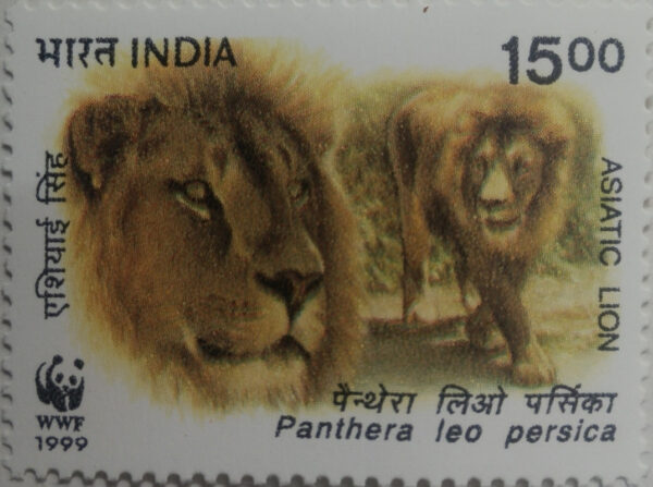Asiatic Lion Panthera Leo Persica Thematic Rs.3- MNH