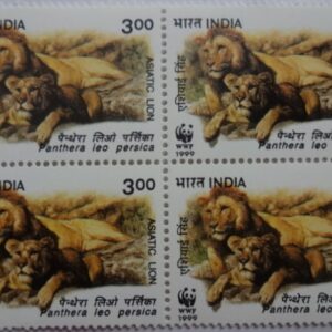 Asiatic Lion Panthera Leo Persica Thematic Rs.3