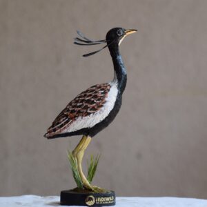 lesser florican bird sculpture/model by Indiwild, 1 of the best Bird Sculpture