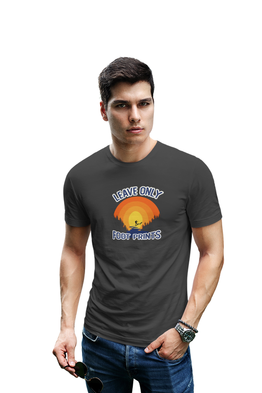 Leave Only Foot Prints Nature T-Shirt Leave Only Foot Prints Nature T-Shirt