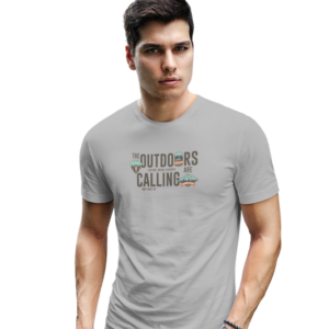 wildlifekart.com Presents Men Cotton Regular Fit T-Shirt | Design : outdoors are calling