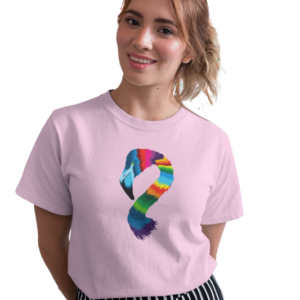 wildlifekart.com Presents Women Cotton Regular Fit T-Shirt | Design : multicolor flamingo head