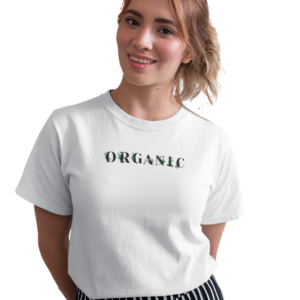 wildlifekart.com Presents Women Cotton Regular Fit T-Shirt | Design : organic text