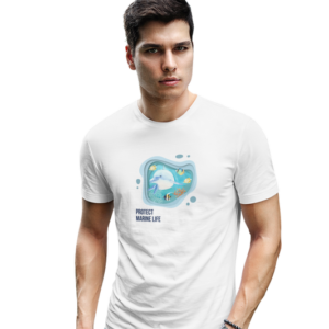 wildlifekart.com Presents Men Cotton Regular Fit T-Shirt | Design : pretech marine life