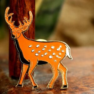 Spotted deer Lapel Pin by Wildcorner, 1 of its kind Lapel Pin