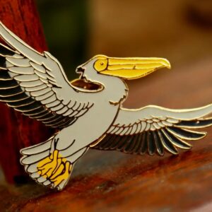 Pelican Lapel Pin by Wildcorner, 1 of its kind Lapel Pin